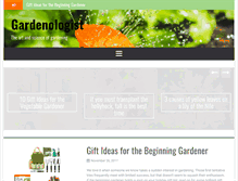 Tablet Screenshot of gardenologist.org